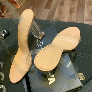 Fashion Nova clear heels